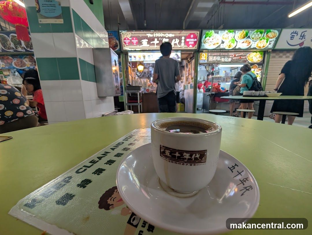 Coffee Cup and Hawker Stall