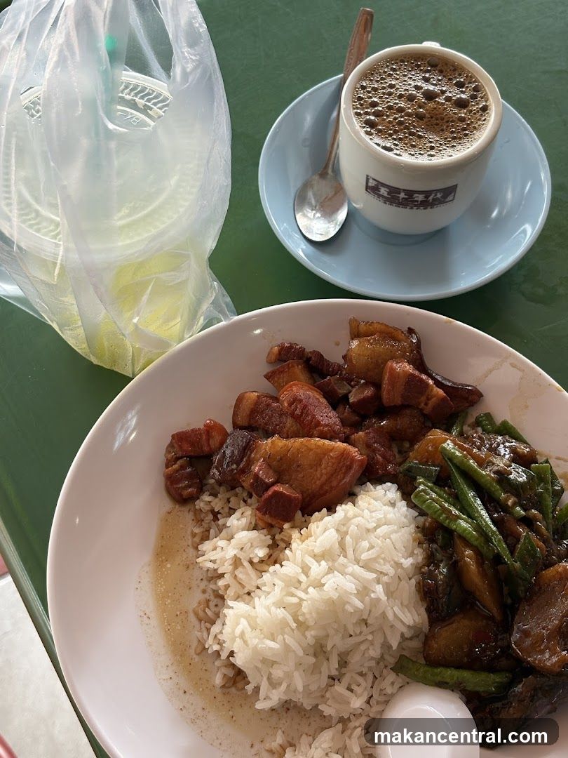 Braised Pork Rice with Coffee