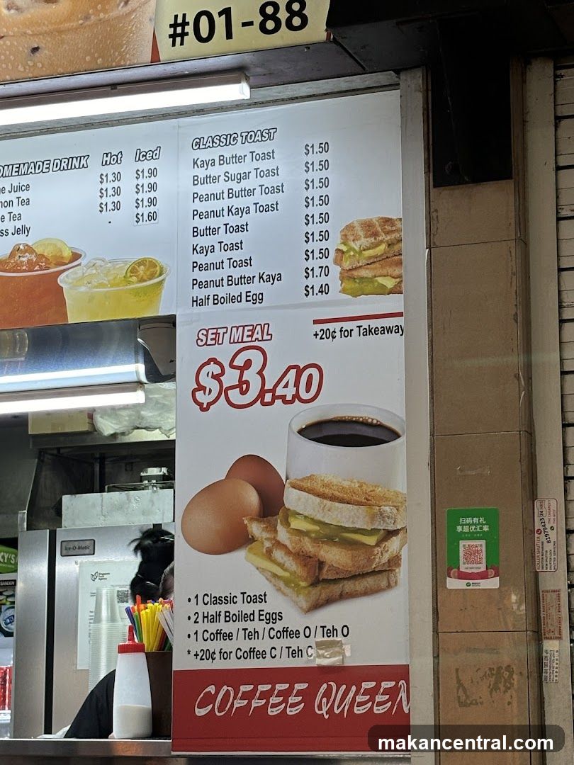 Coffee Queen Menu