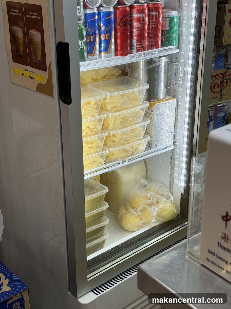 Refrigerator with food and drinks