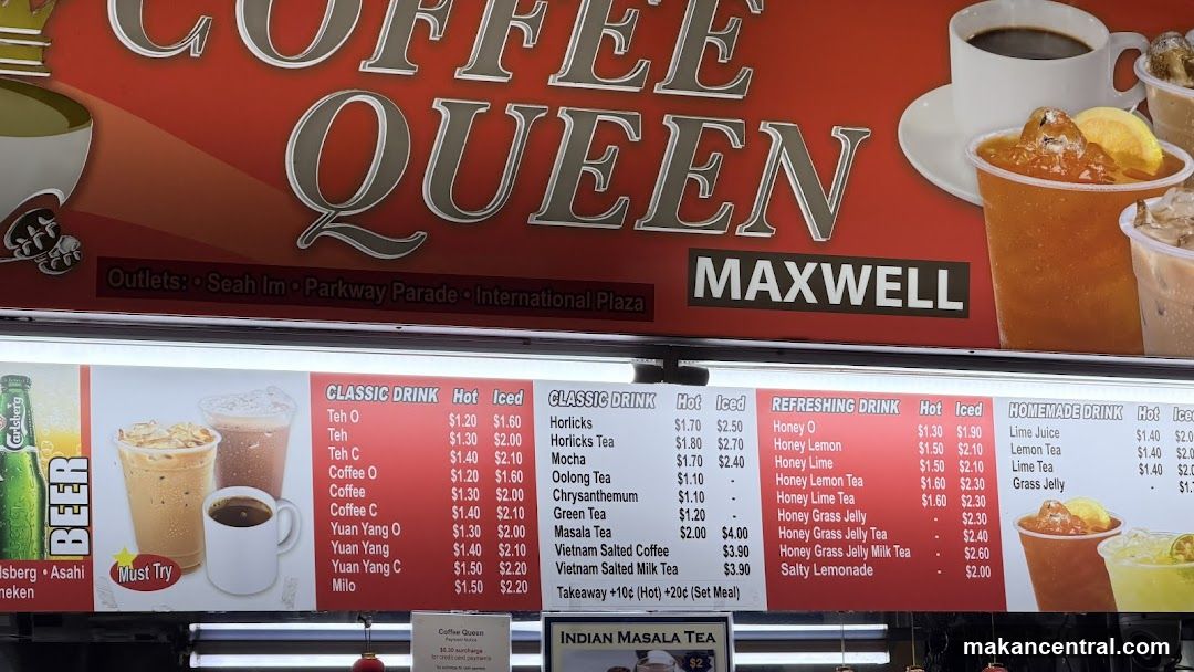 Coffee Queen Menu