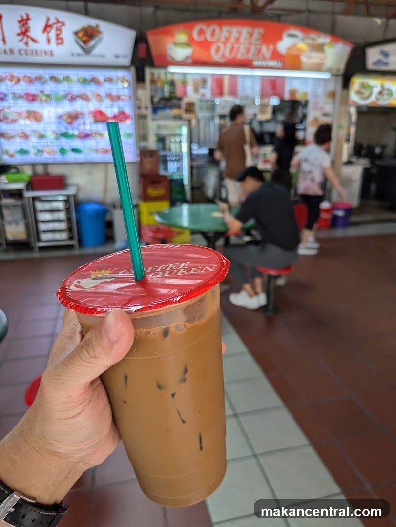 Iced Coffee at a Food Stall