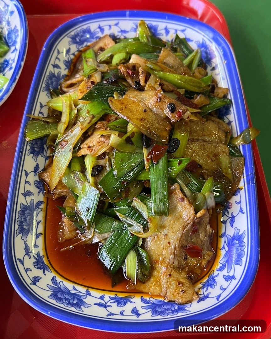 Stir-fried Pork with Scallions