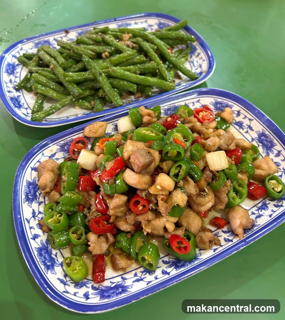 Spicy Chicken and Green Beans