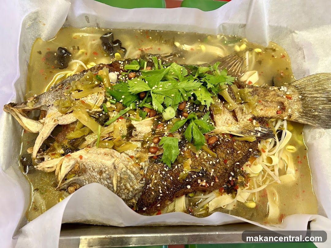 Spicy Braised Fish with Noodles