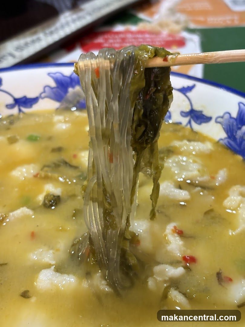 Noodles and Pickled Greens
