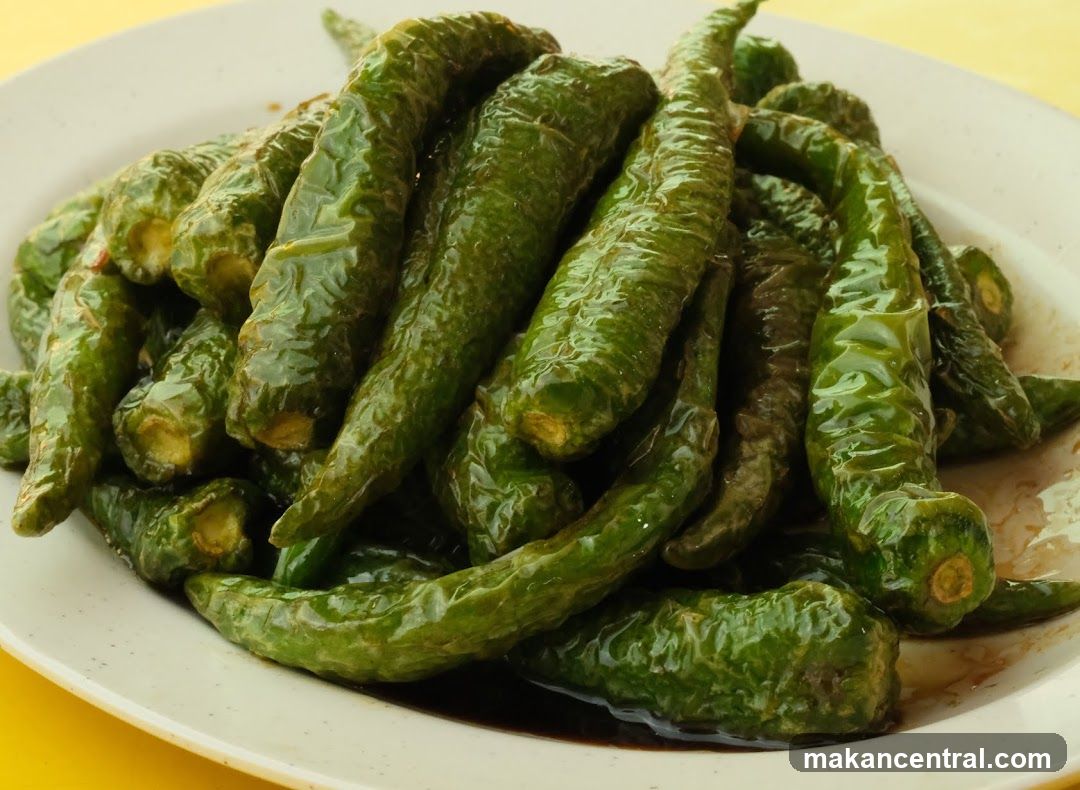 Fried Green Peppers