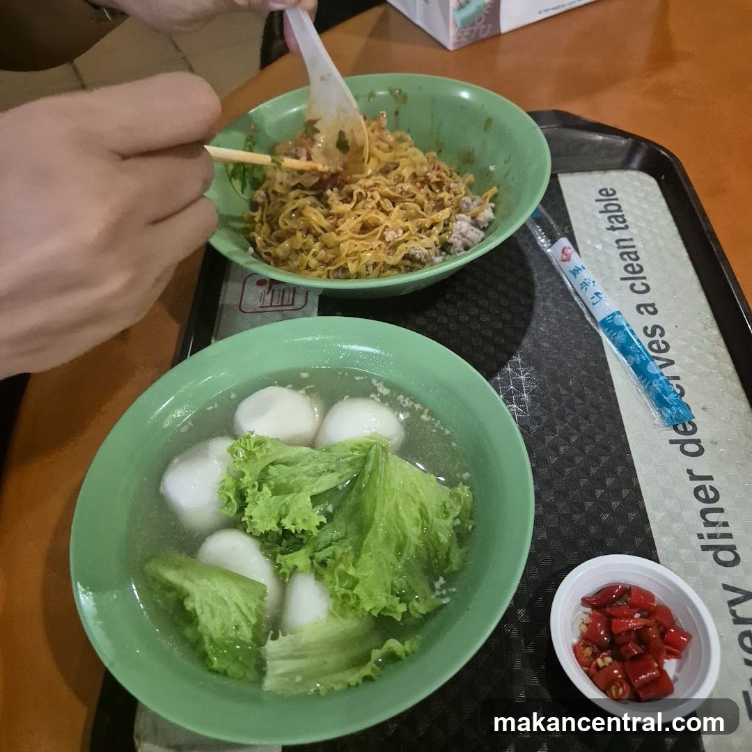 Noodles and Fishball Soup