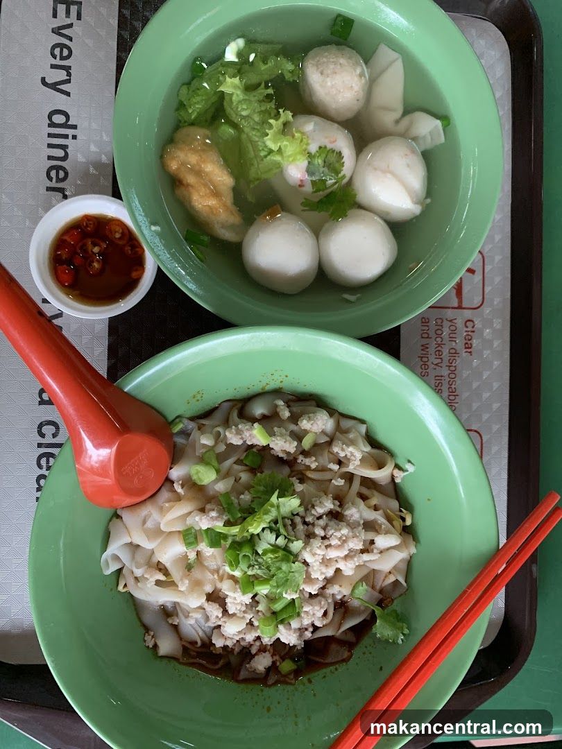 Noodles and Fishball Soup