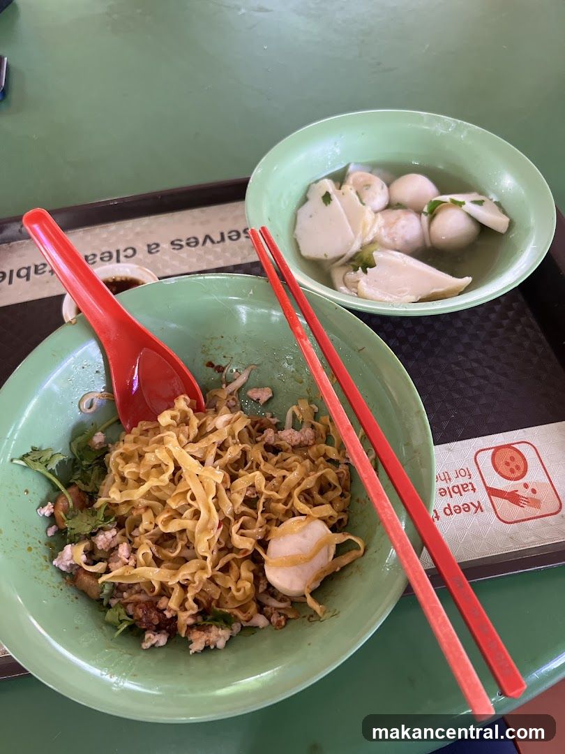 Noodles and Fishball Soup