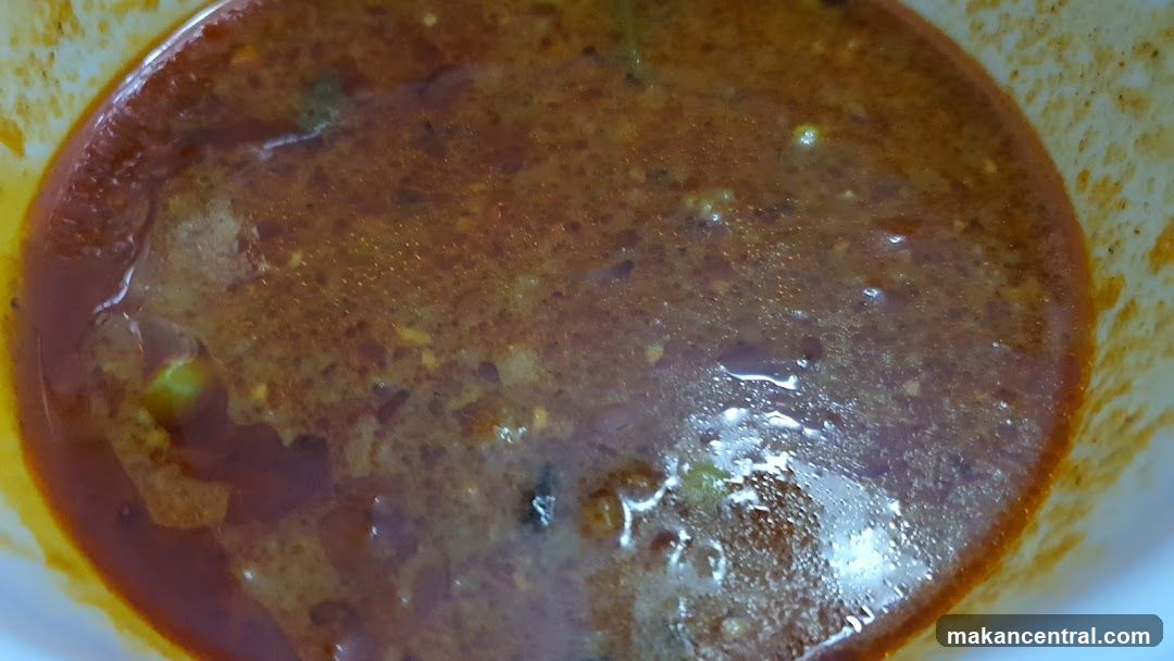 Close-up of a bowl of curry