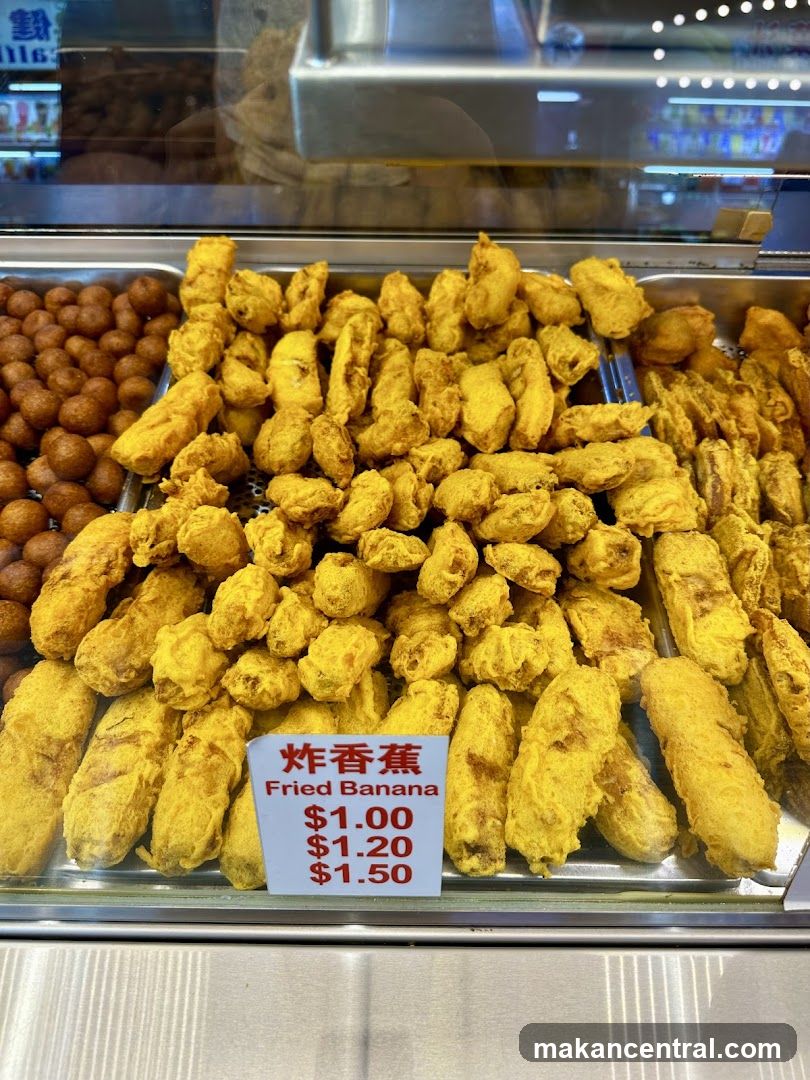 Fried Banana Menu