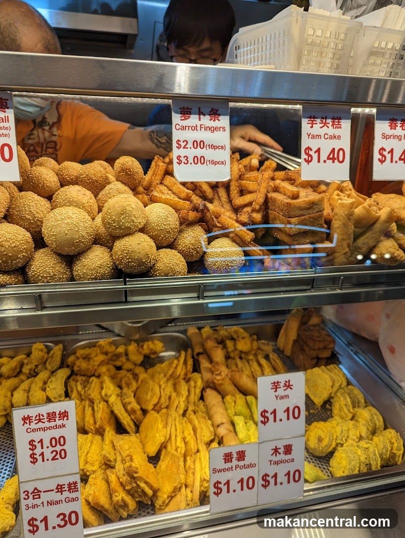 Fried Snacks Display