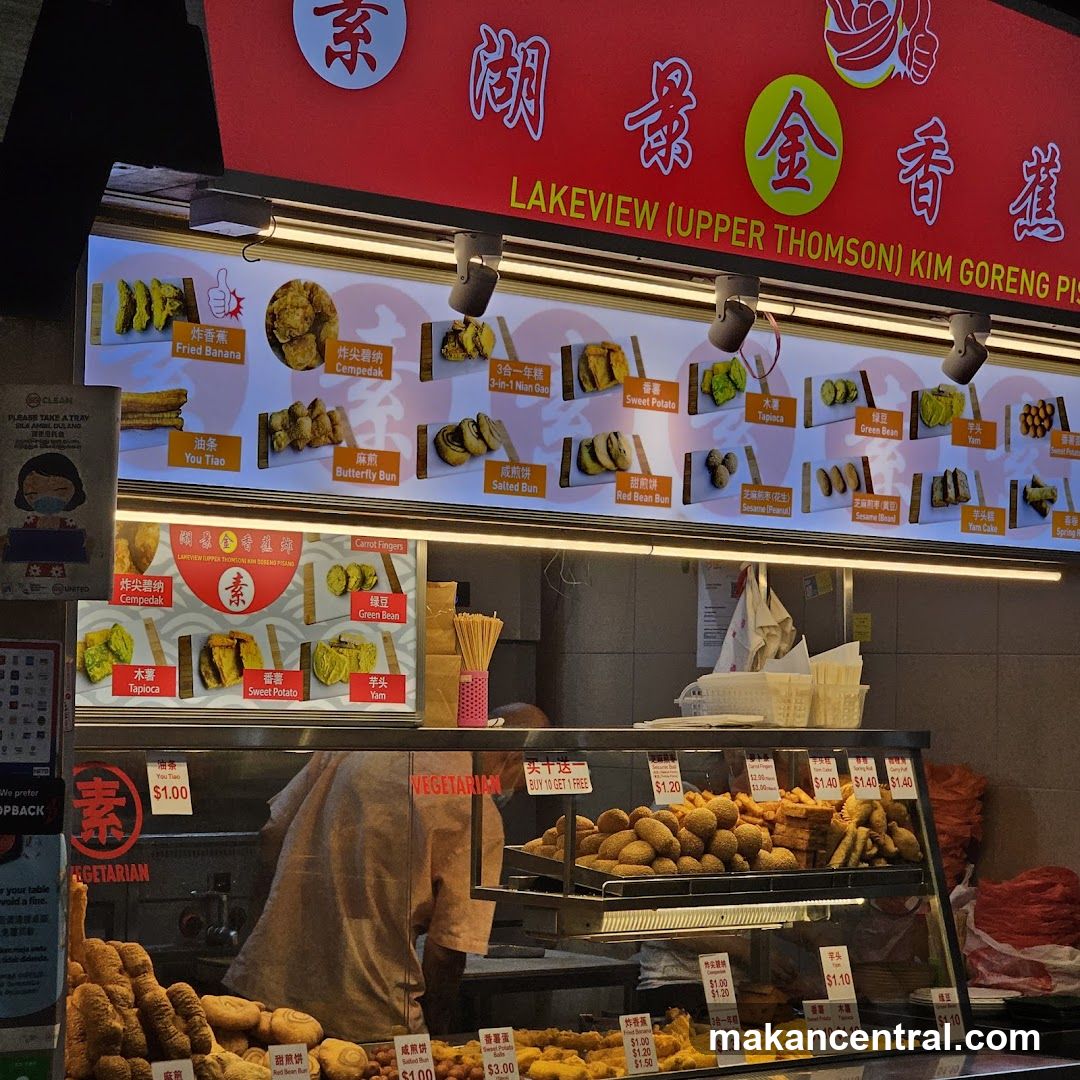 Vegetarian Fried Snacks Stall