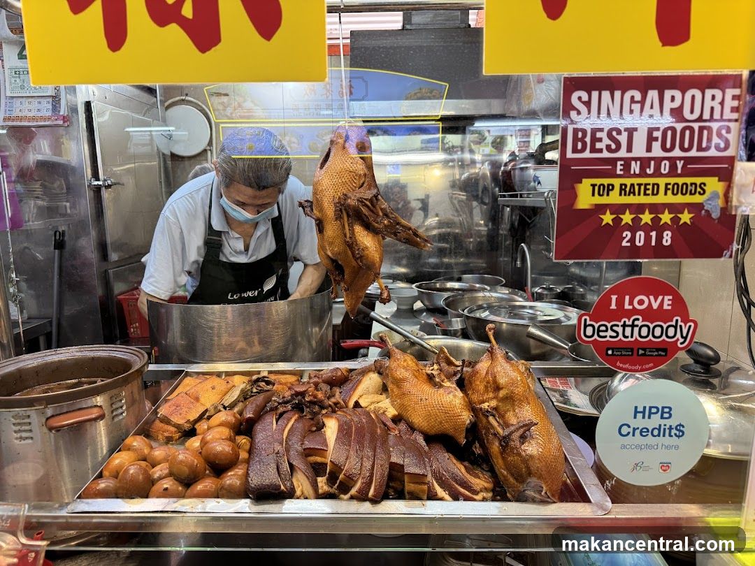 Roasted Duck and Braised Food Stall