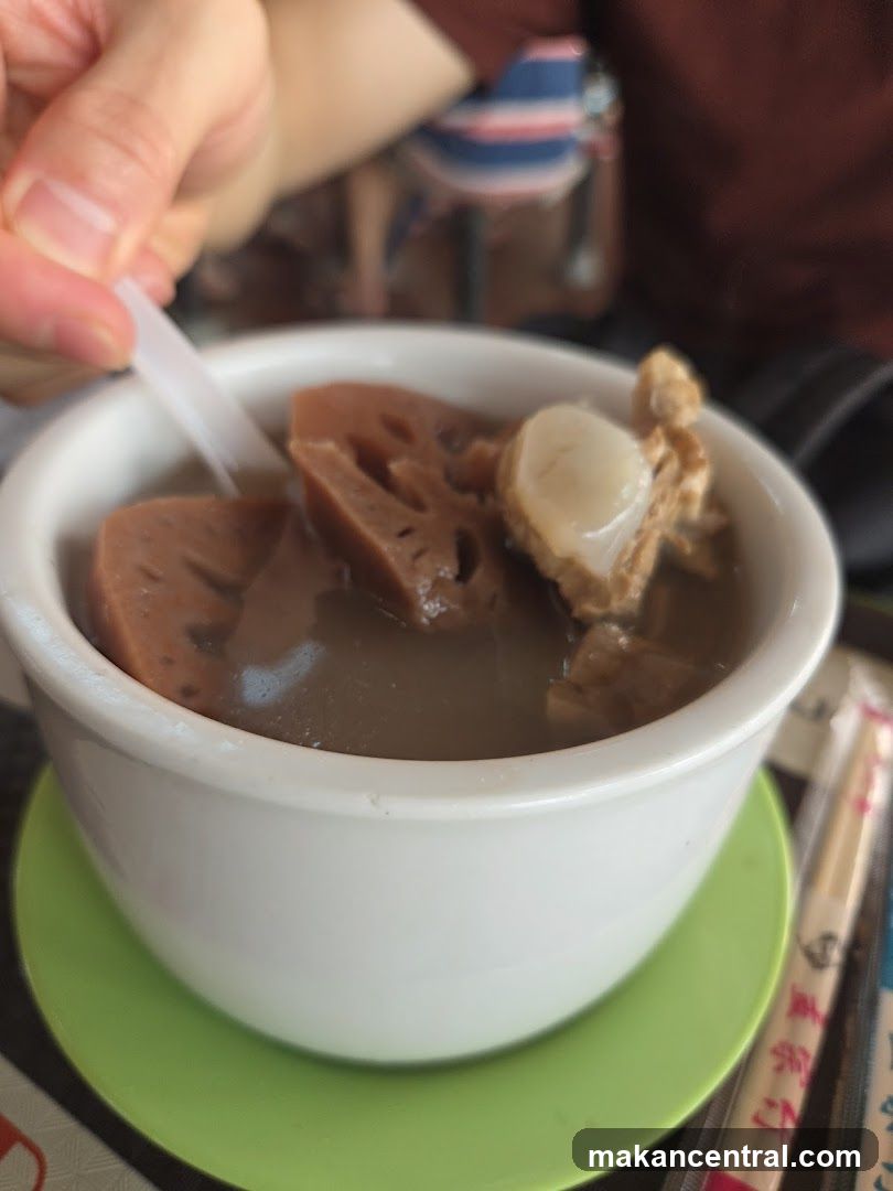 Soup with Lotus Root and Meat