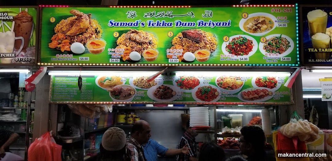 Samad's Tekka Dum Biryani Menu