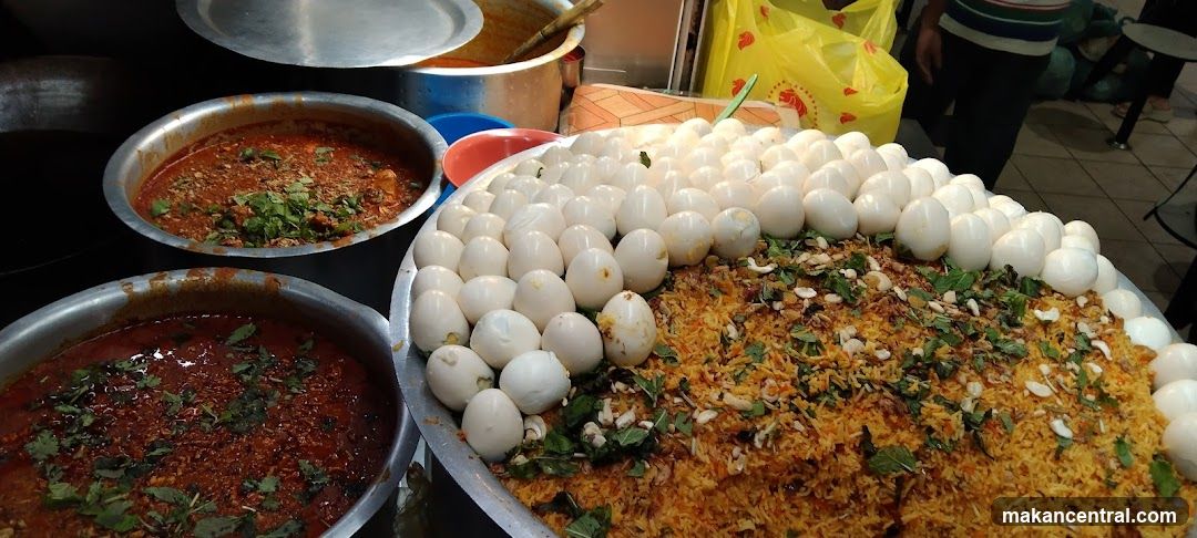 Biryani with Eggs and Curries