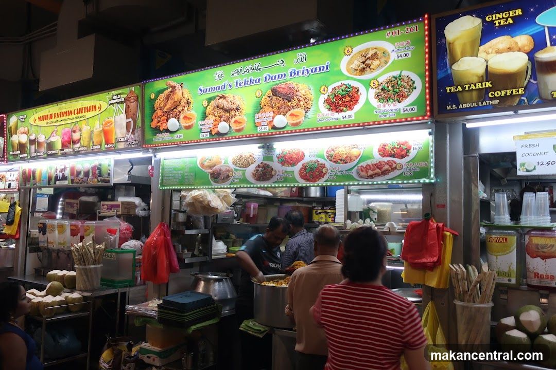 Samad's Tekka Dum Briyani Menu