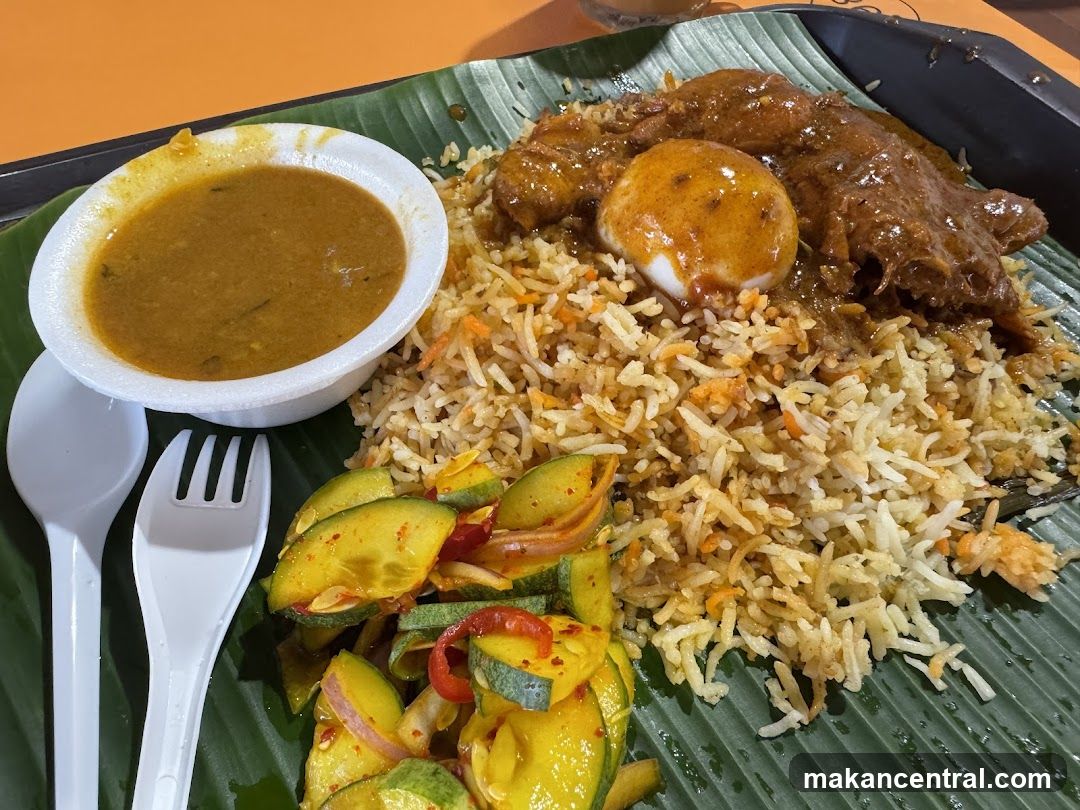 Chicken Biryani with Side Dishes