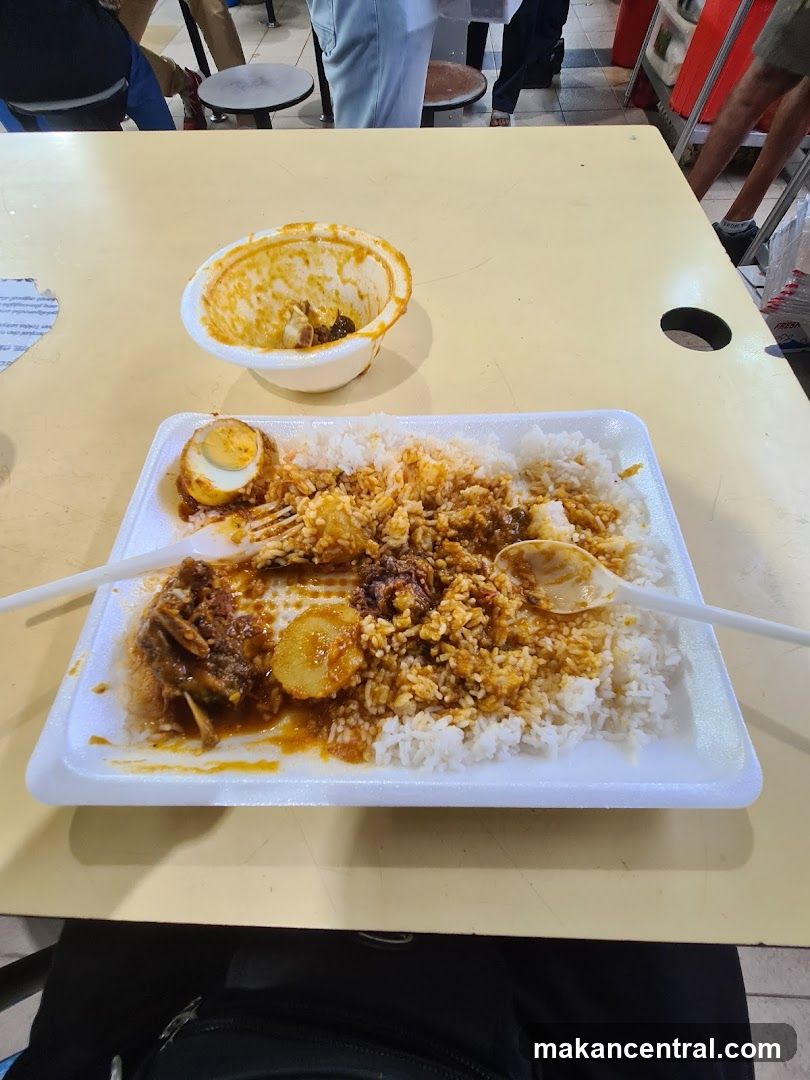 Food on a table