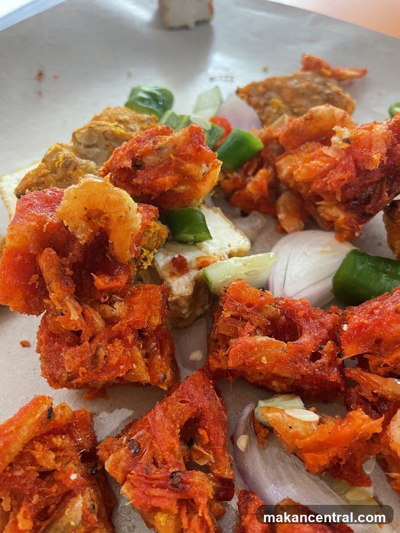 Fried Shrimp and Tofu Dish