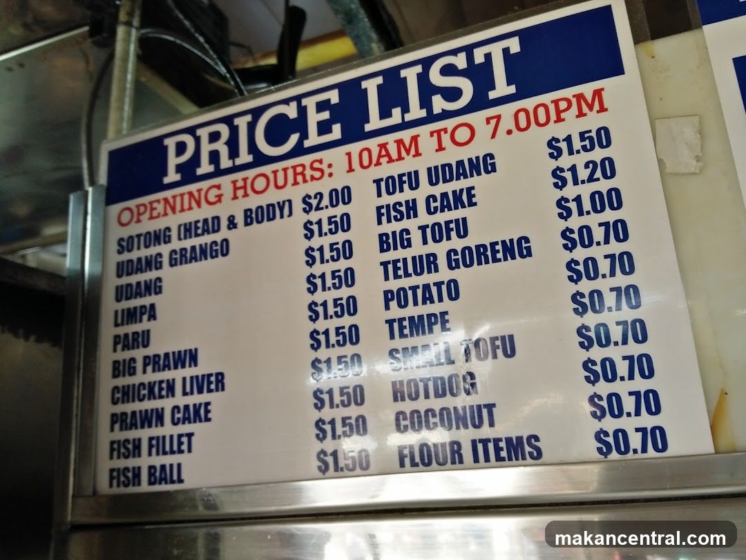 PRICE LIST
