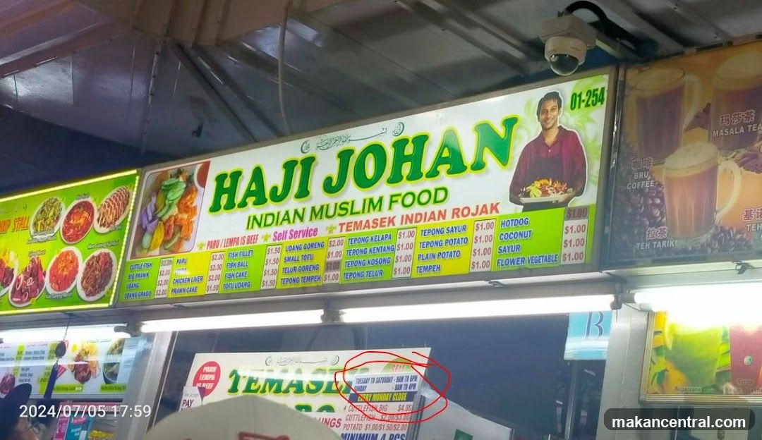 Haji Johan Indian Muslim Food Stall