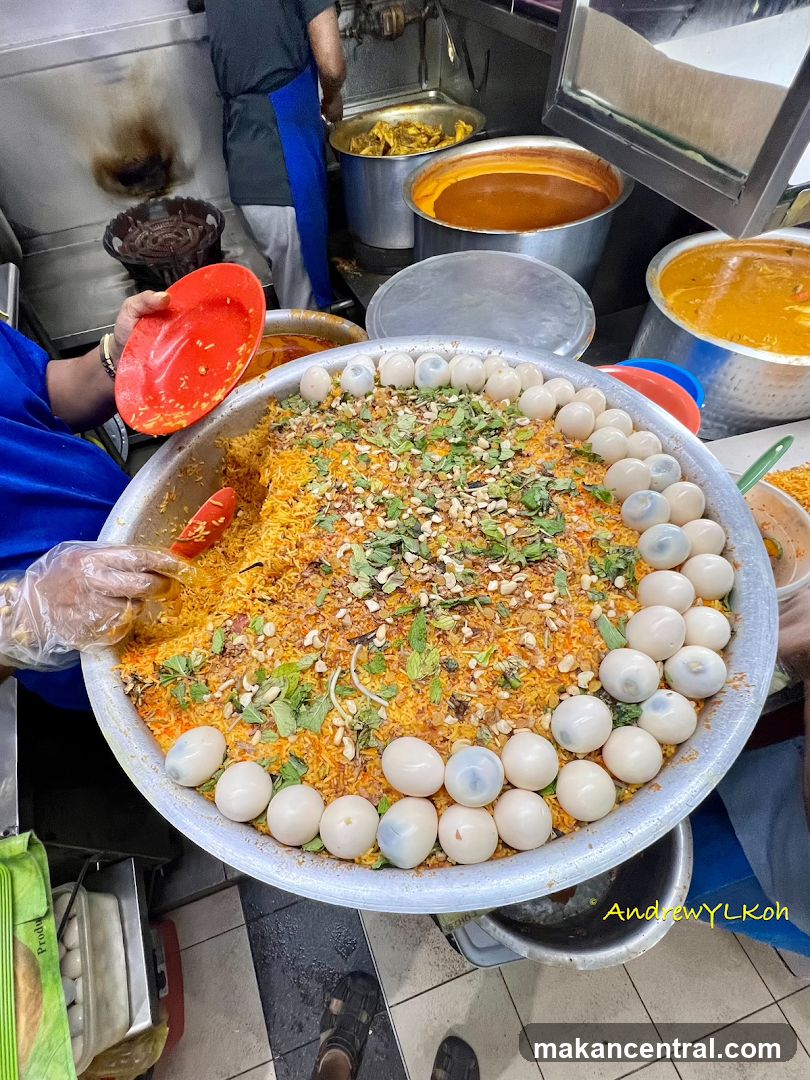 Large Tray of Biryani with Eggs