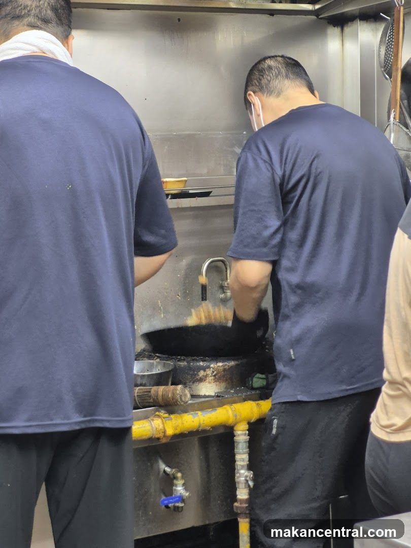 Chefs cooking in a kitchen