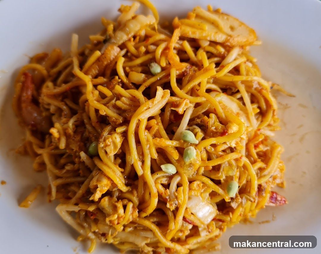 Noodles with Shrimp and Vegetables