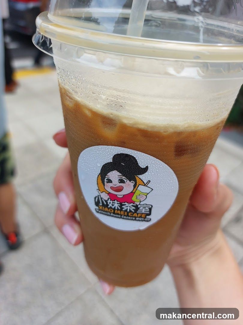 Iced Coffee with Cafe Sticker