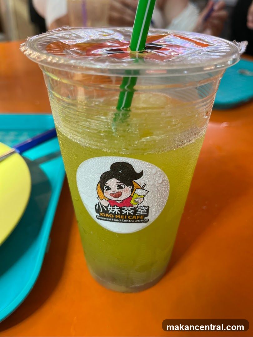 Green Drink with Sticker