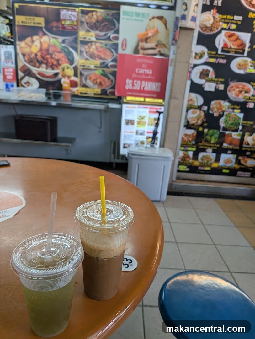 Food Stall Menu and Drinks