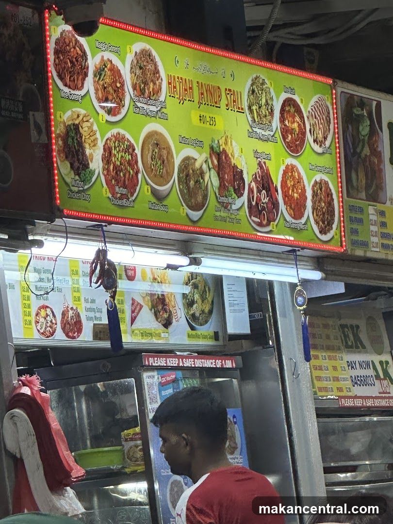 Hajjah Jaynup Stall Menu