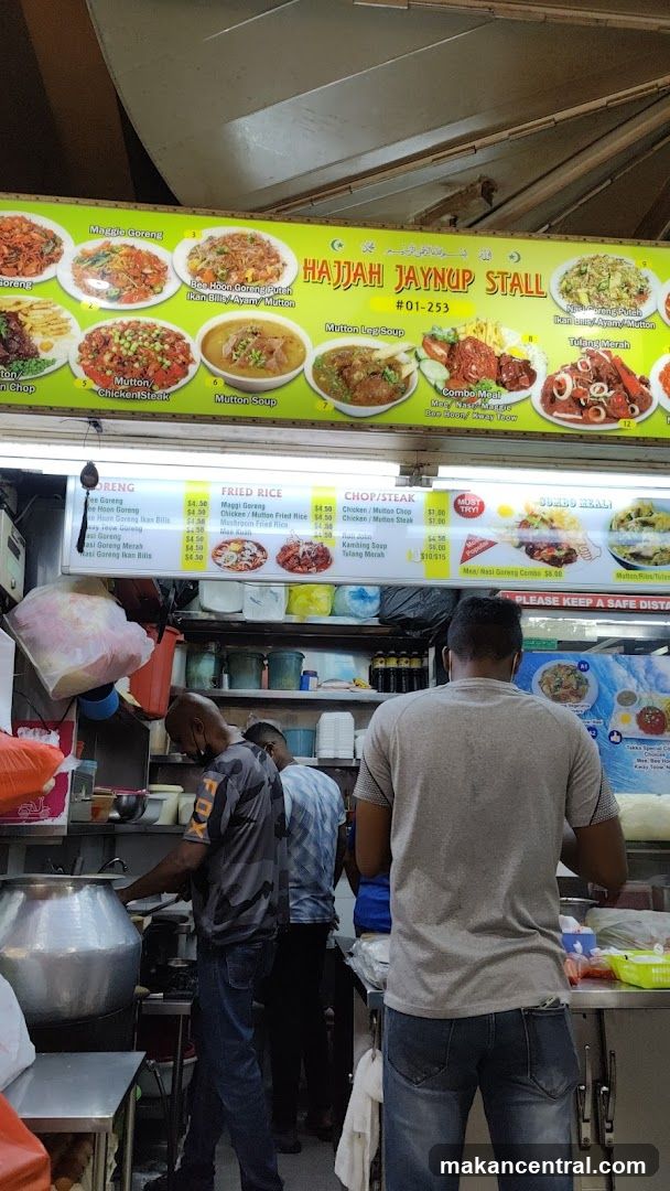 Hajjah Jaynup Stall Menu
