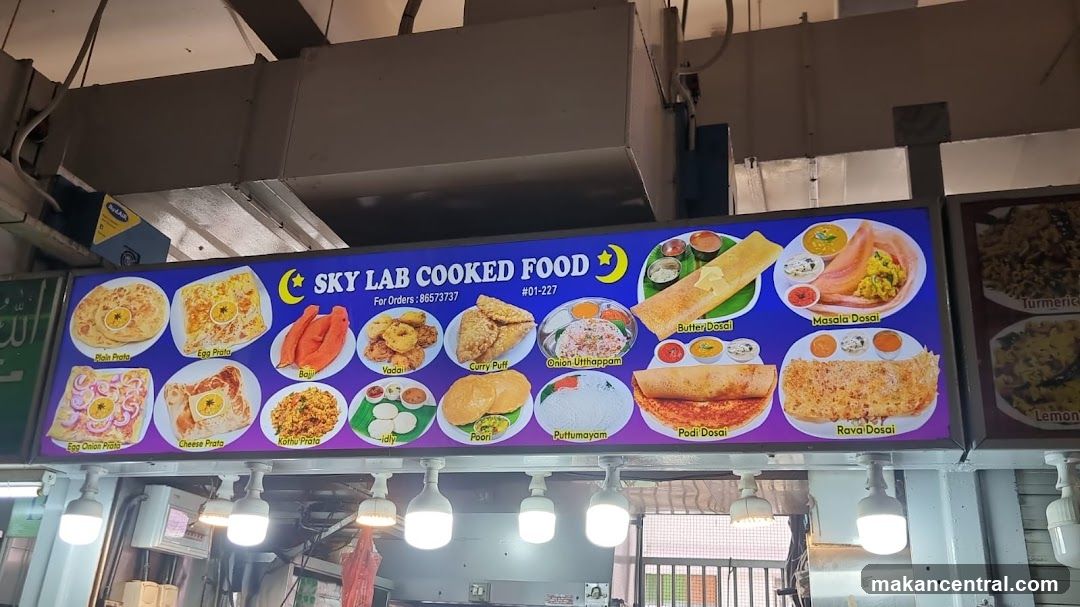 Sky Lab Cooked Food Menu
