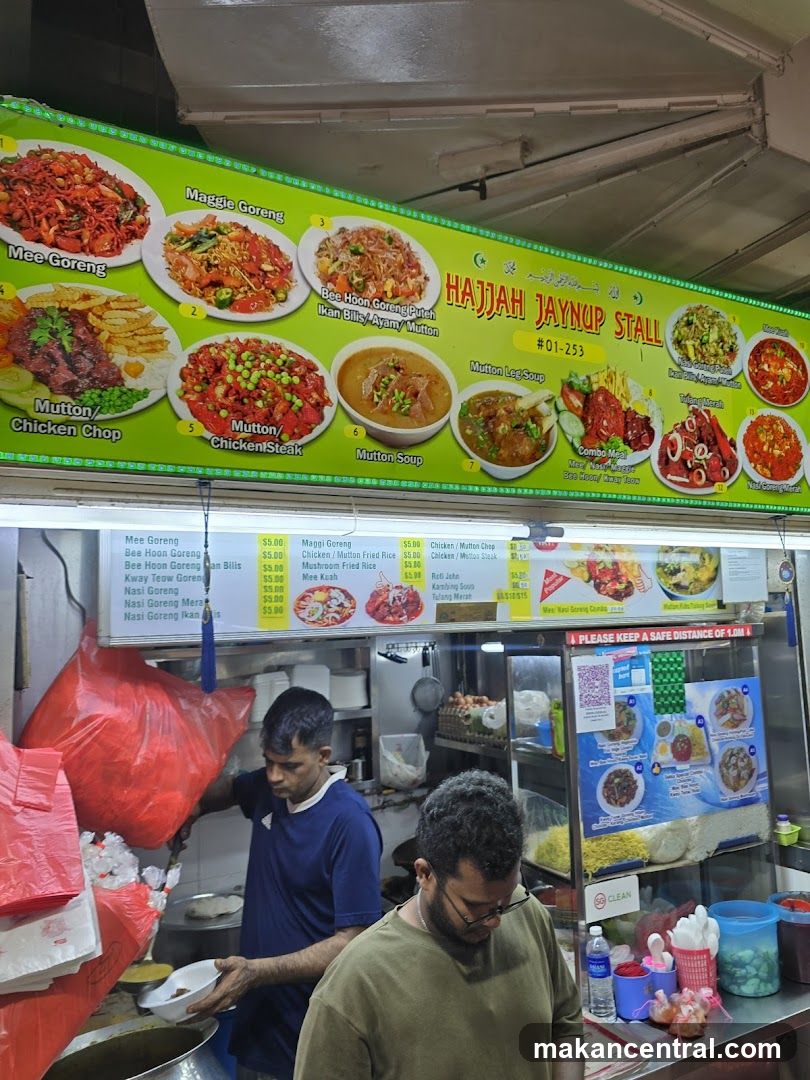 Hajjah Jaynup Stall Menu