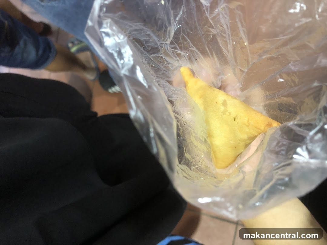 Samosa in Plastic Bag