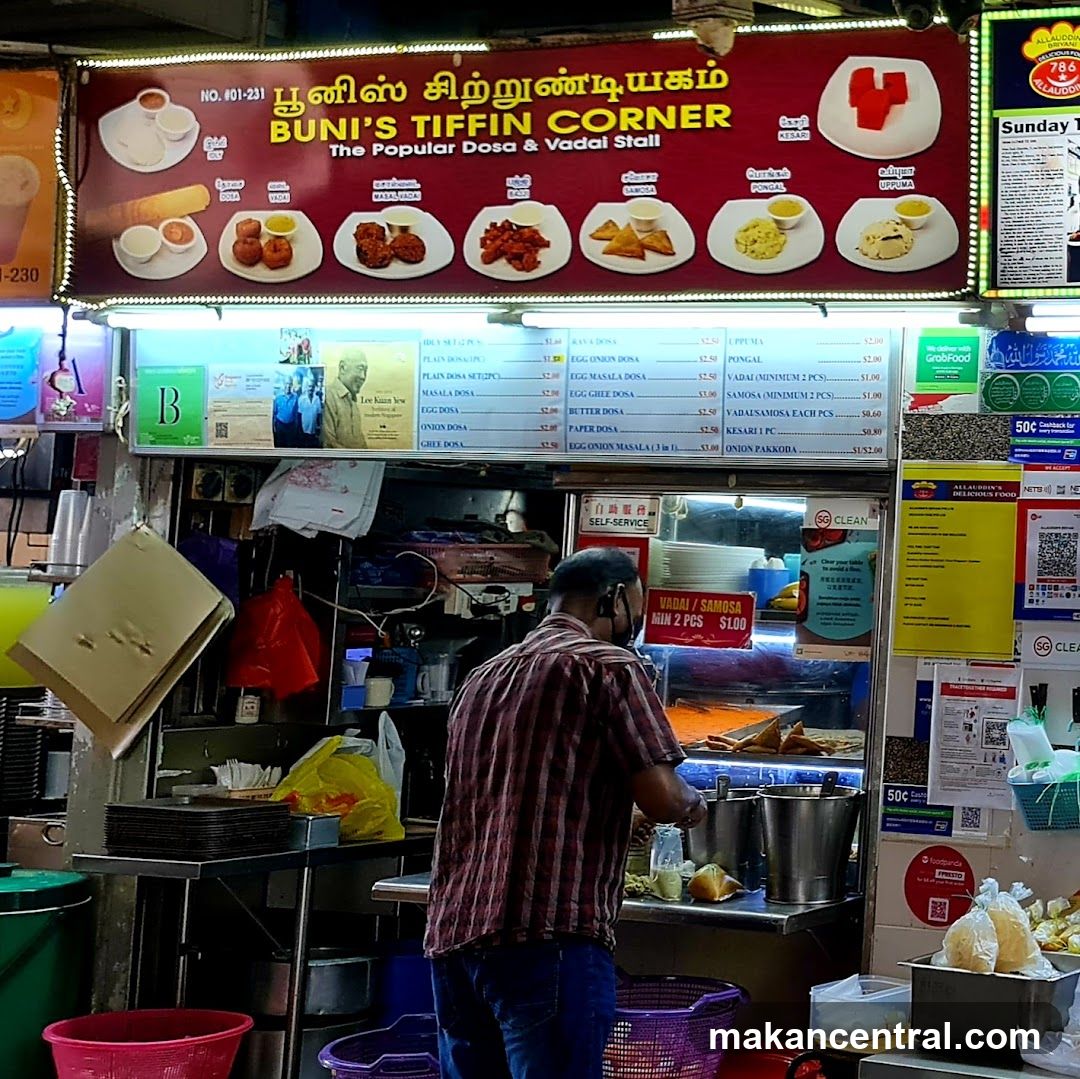 BUNI'S TIFFIN CORNER Menu