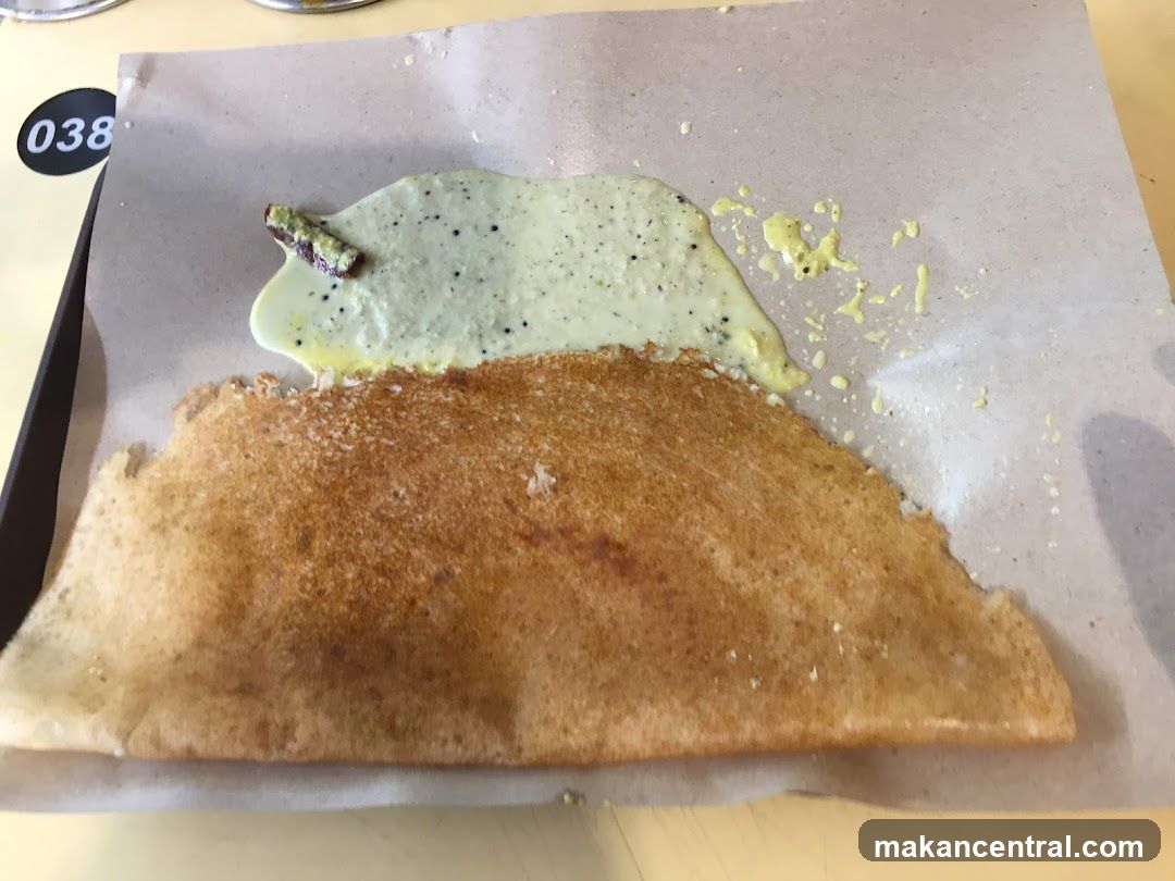 Dosa with Chutney