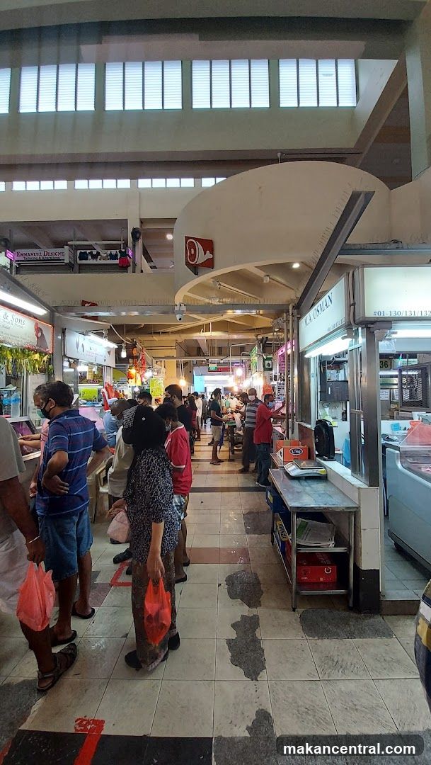 Busy Market Stalls
