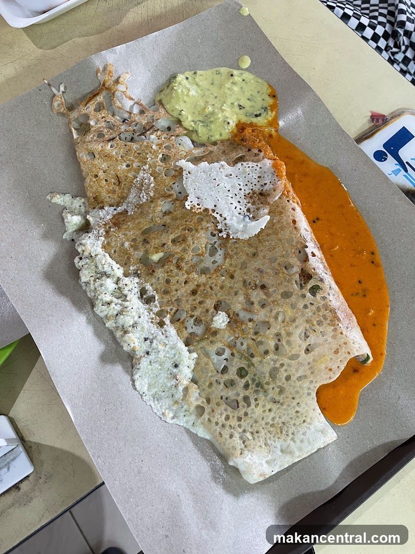 Crispy Dosa with Chutneys