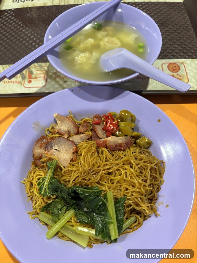 Noodles with Char Siu and Wonton Soup