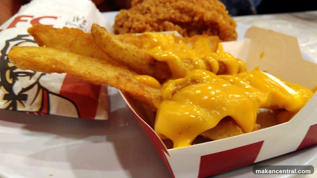 Cheese Fries and Fried Chicken
