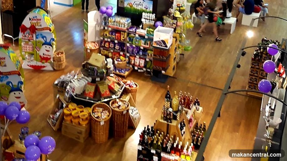 Easter Display and Wine Section