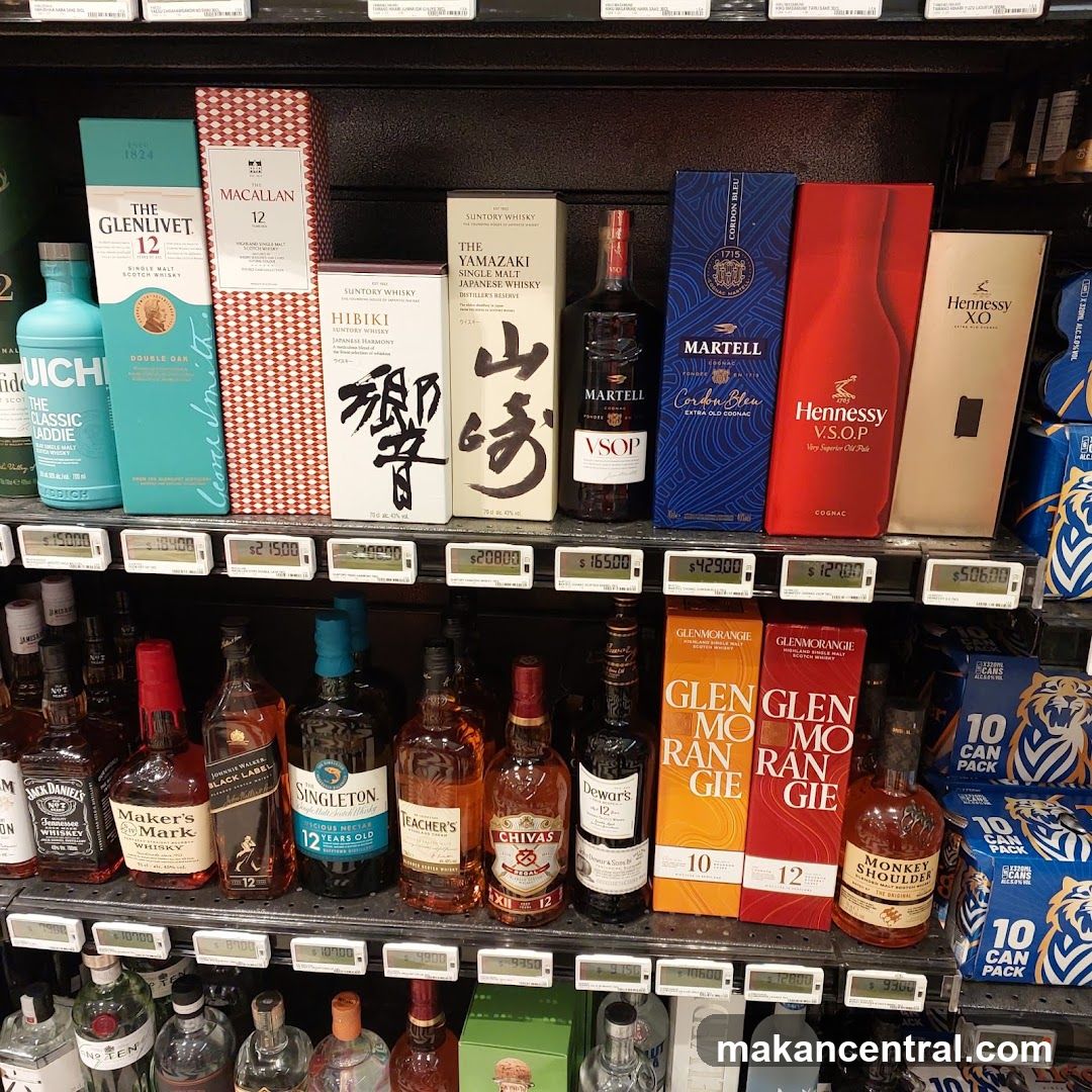 Assortment of Alcoholic Beverages
