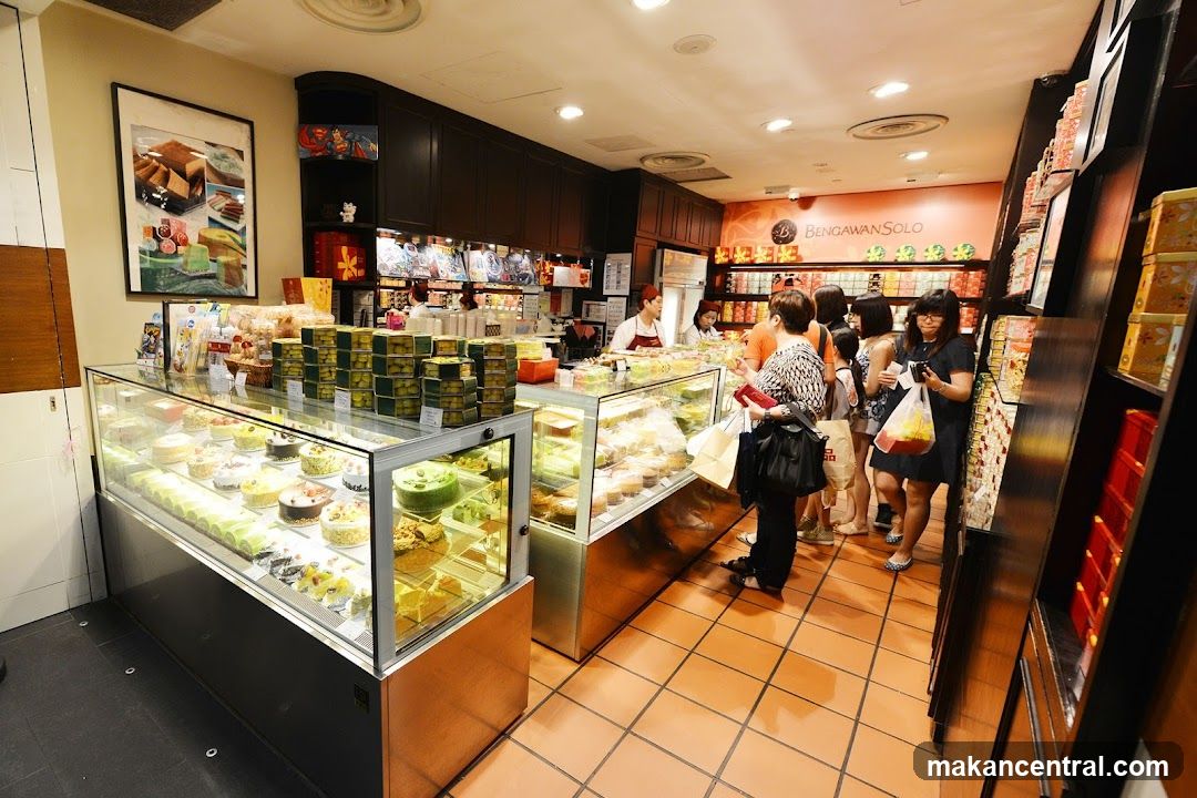 Bakery Interior with Cakes and Pastries