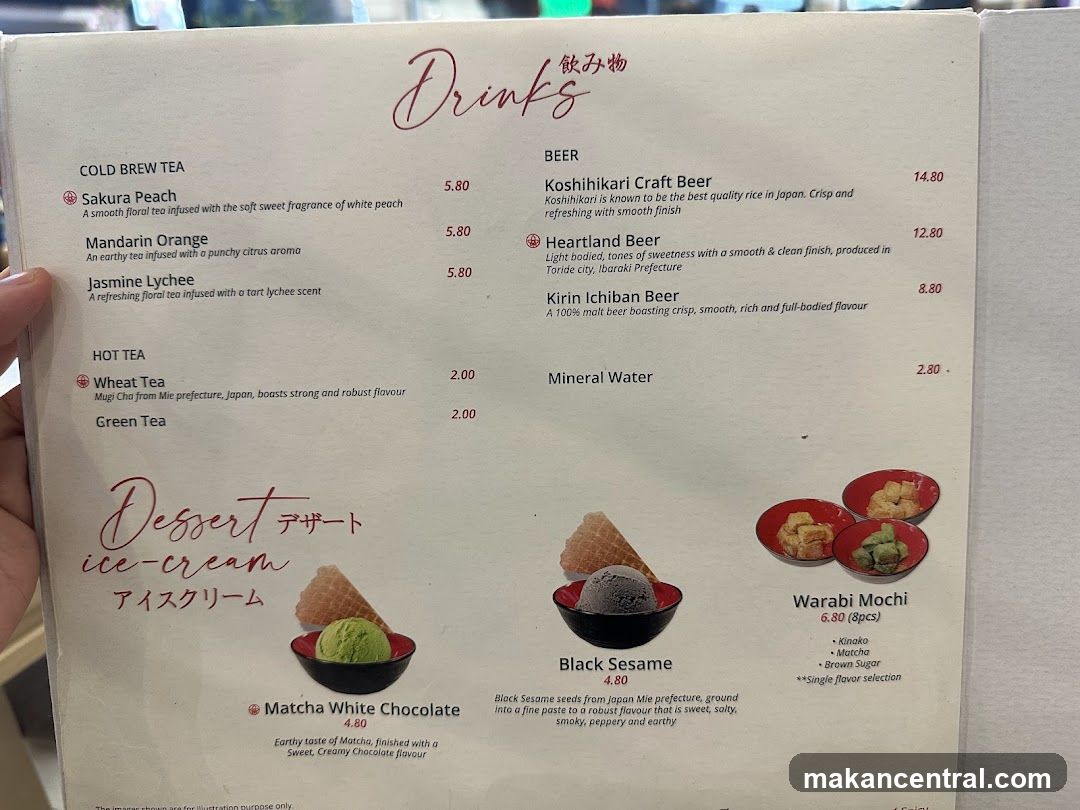 Drinks & Desserts