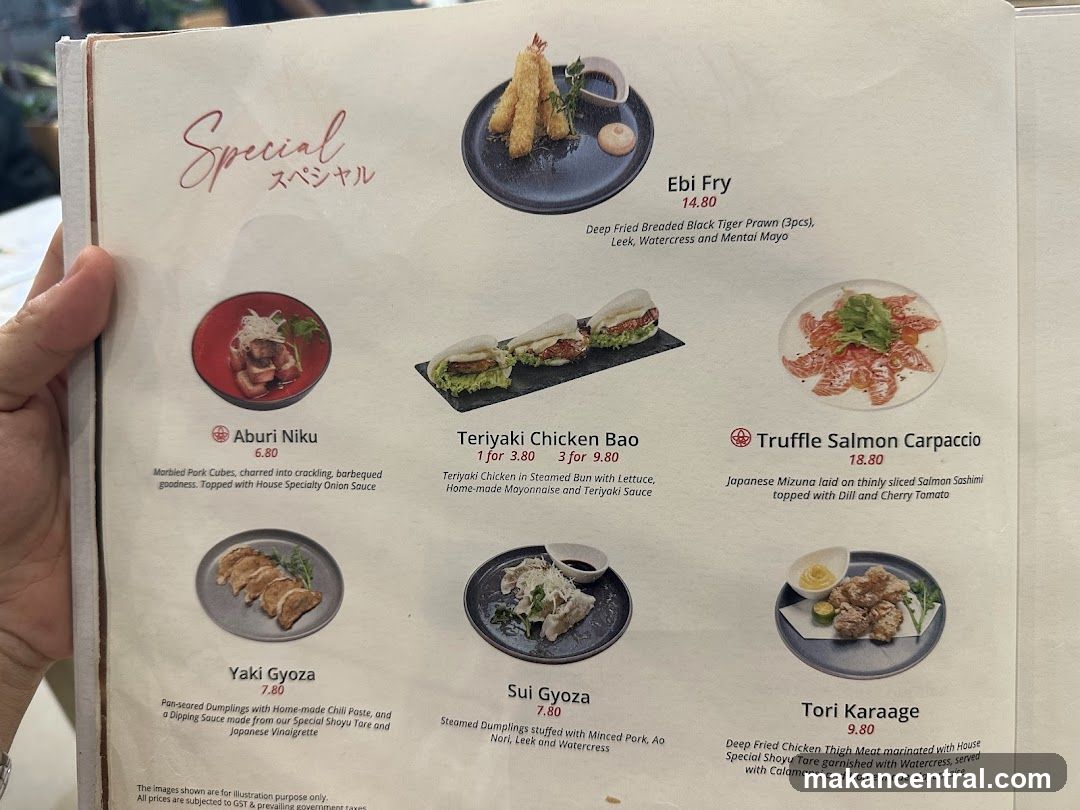 Special Menu